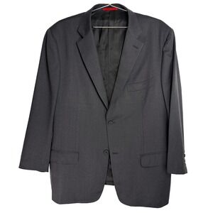 Isaia Napoli x Neiman Marcus 40R Gray 100% Wool Aquaspider Sport Coat Blazer